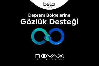 Beta Optik’den NOVAX ile Deprem Bölgelerine Gözlük Desteği
