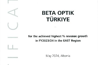 ZEISS Doğu Avrupa Distribütörler Zirvesi Ödül